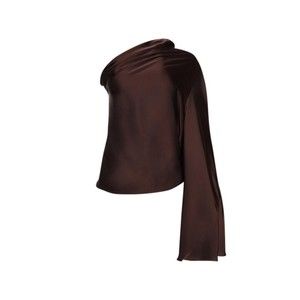 Rick Owens One Sleeve Top Mahogany - NWT